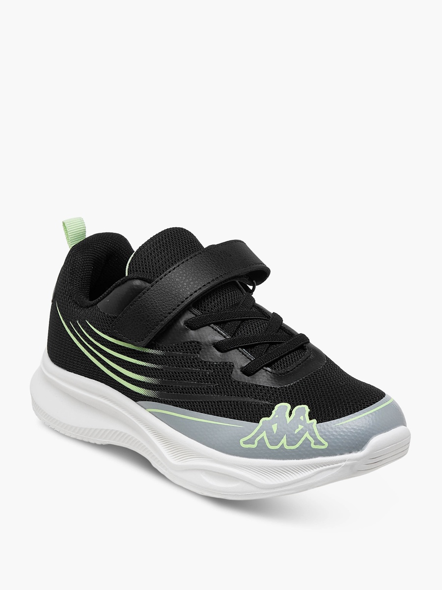 Logo Print Hook and Loop Sports Shoes