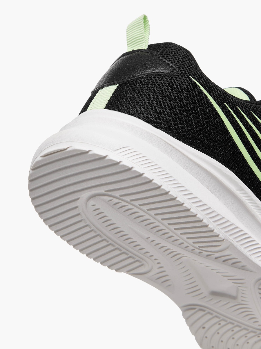 Logo Print Hook and Loop Sports Shoes