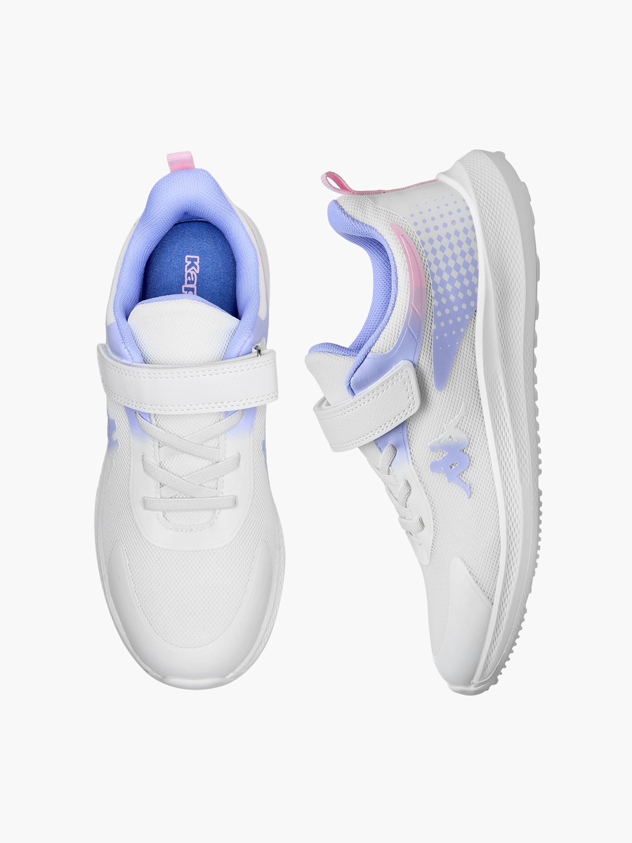 Logo Print Hook and Loop Sports Shoes