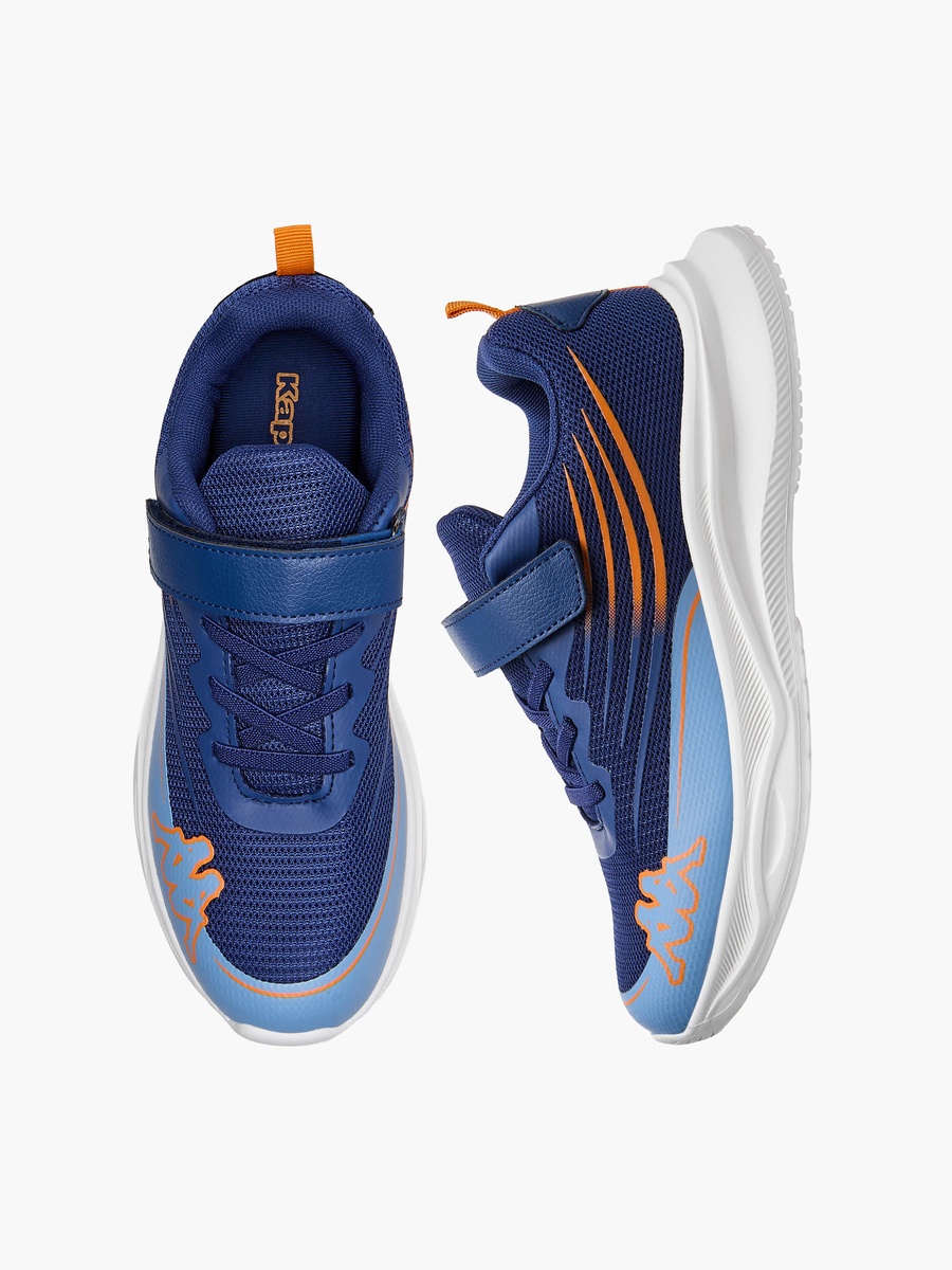 Logo Print Hook and Loop Sports Shoes