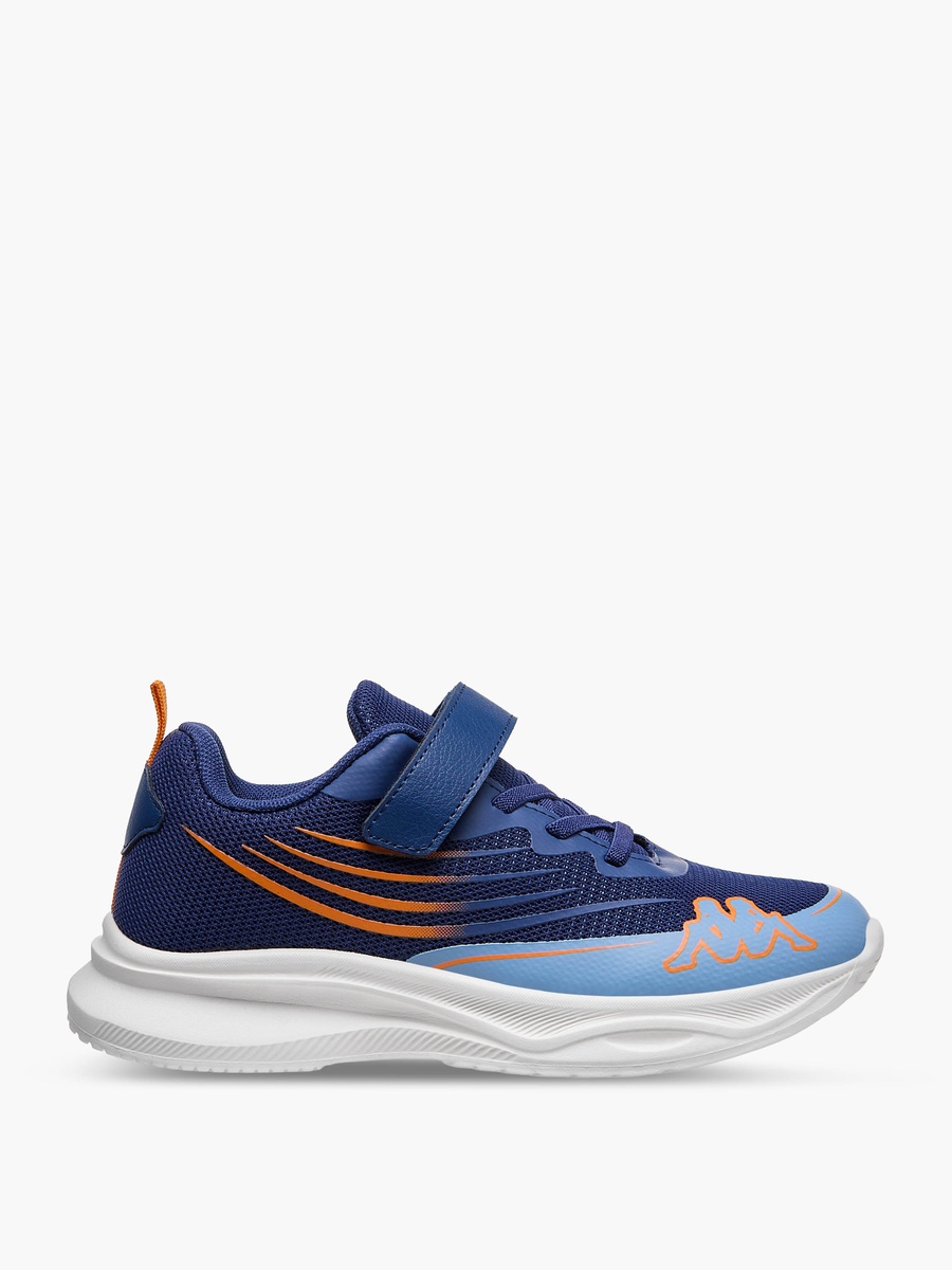 Logo Print Hook and Loop Sports Shoes
