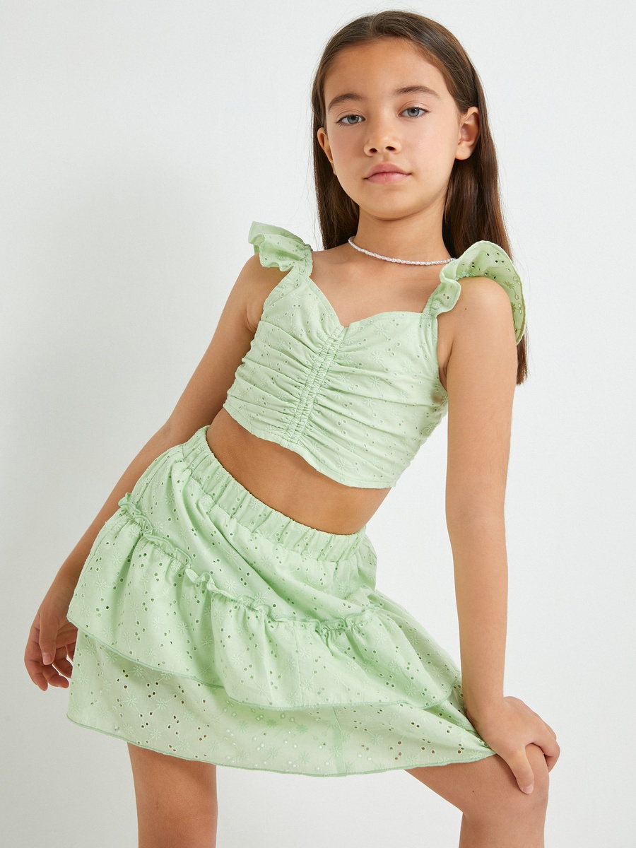 Strappy Crop Blouse