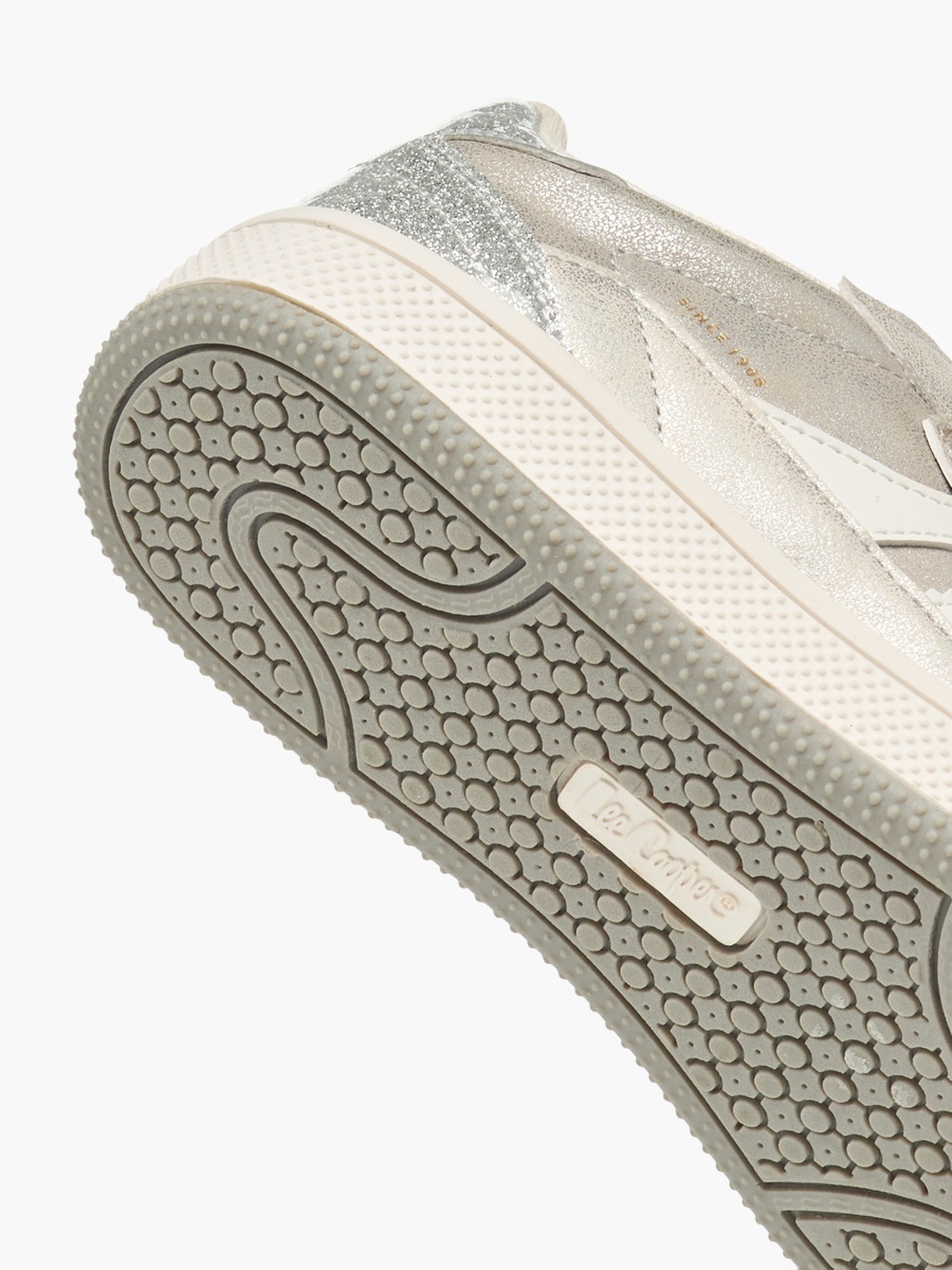 Glitter Detail Hook and Loop Sneakers