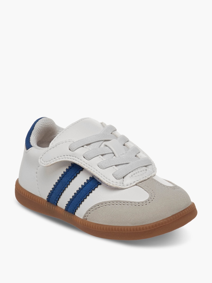 Panelled Hook and loop Sneakers
