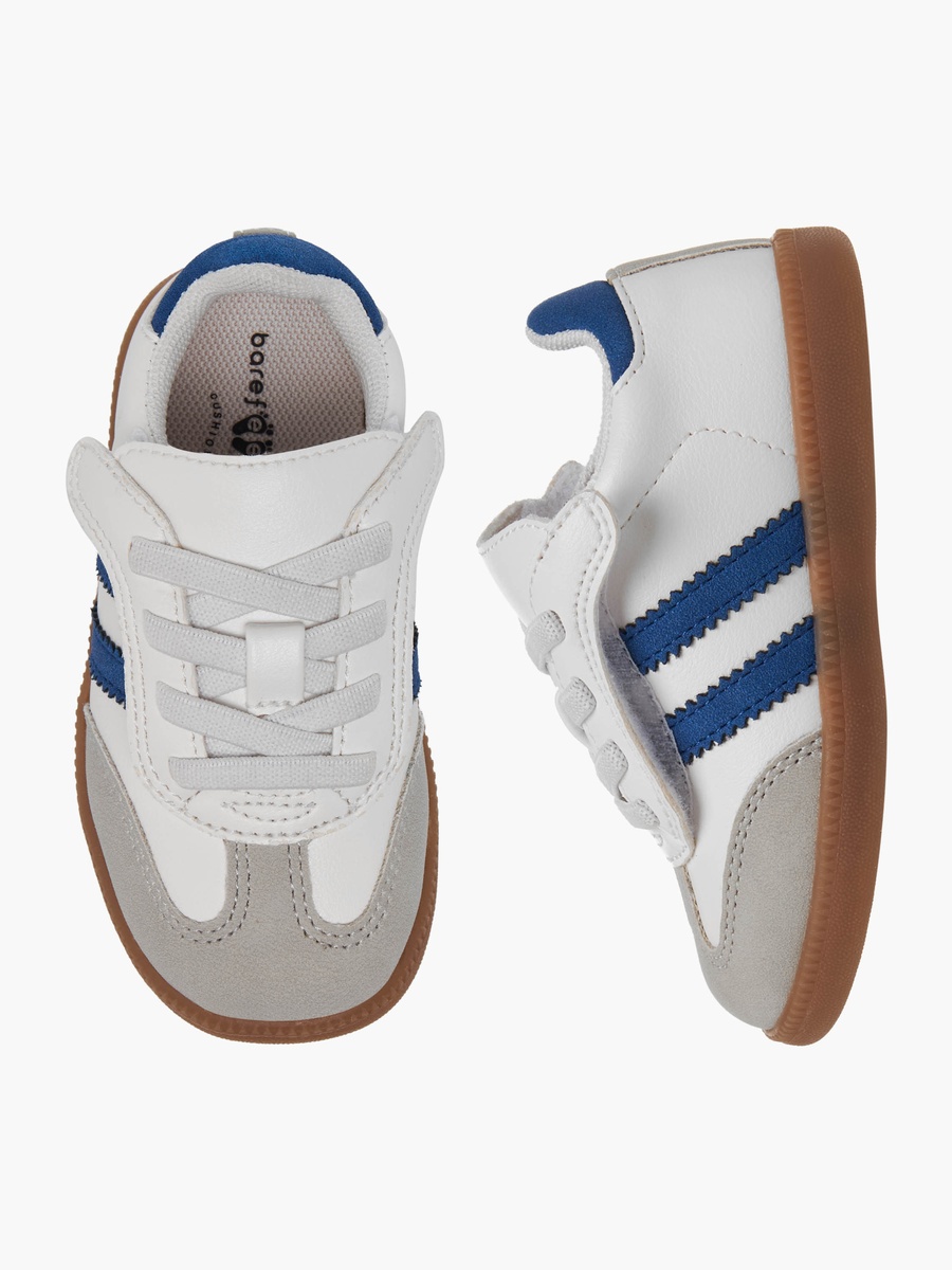 Panelled Hook and loop Sneakers