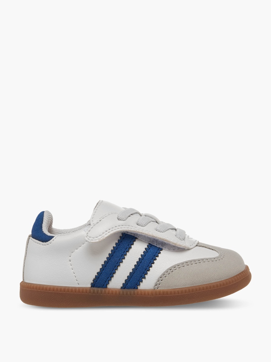 Panelled Hook and loop Sneakers