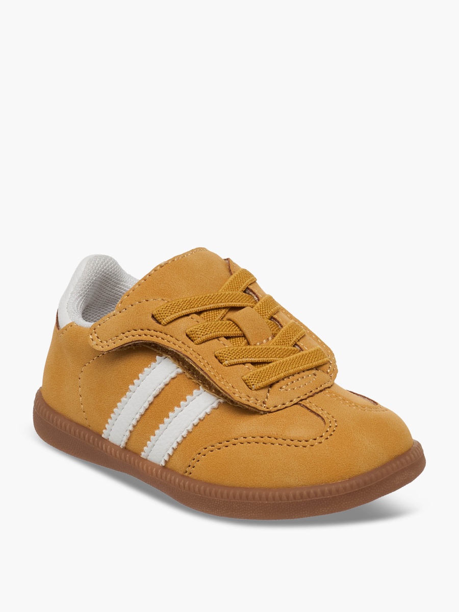 Panelled Hook and loop Sneakers