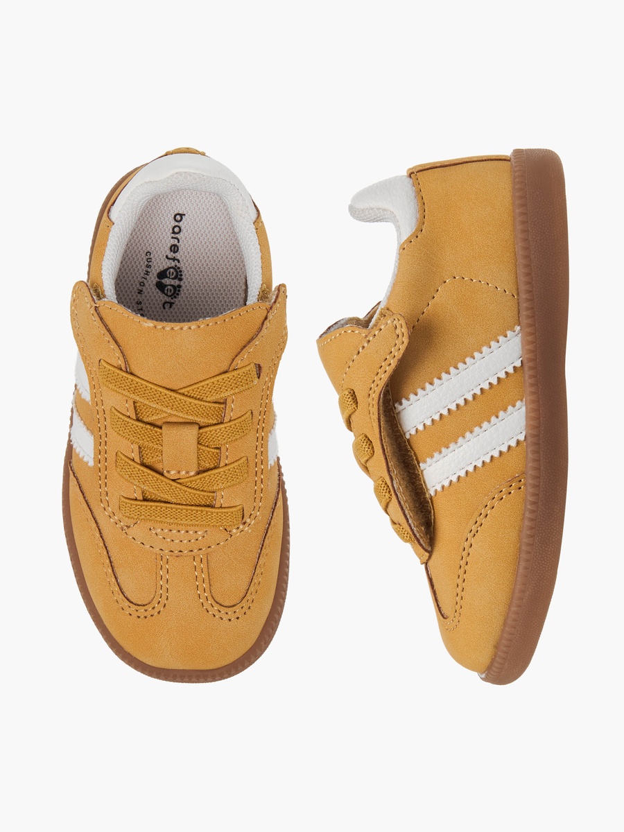 Panelled Hook and loop Sneakers