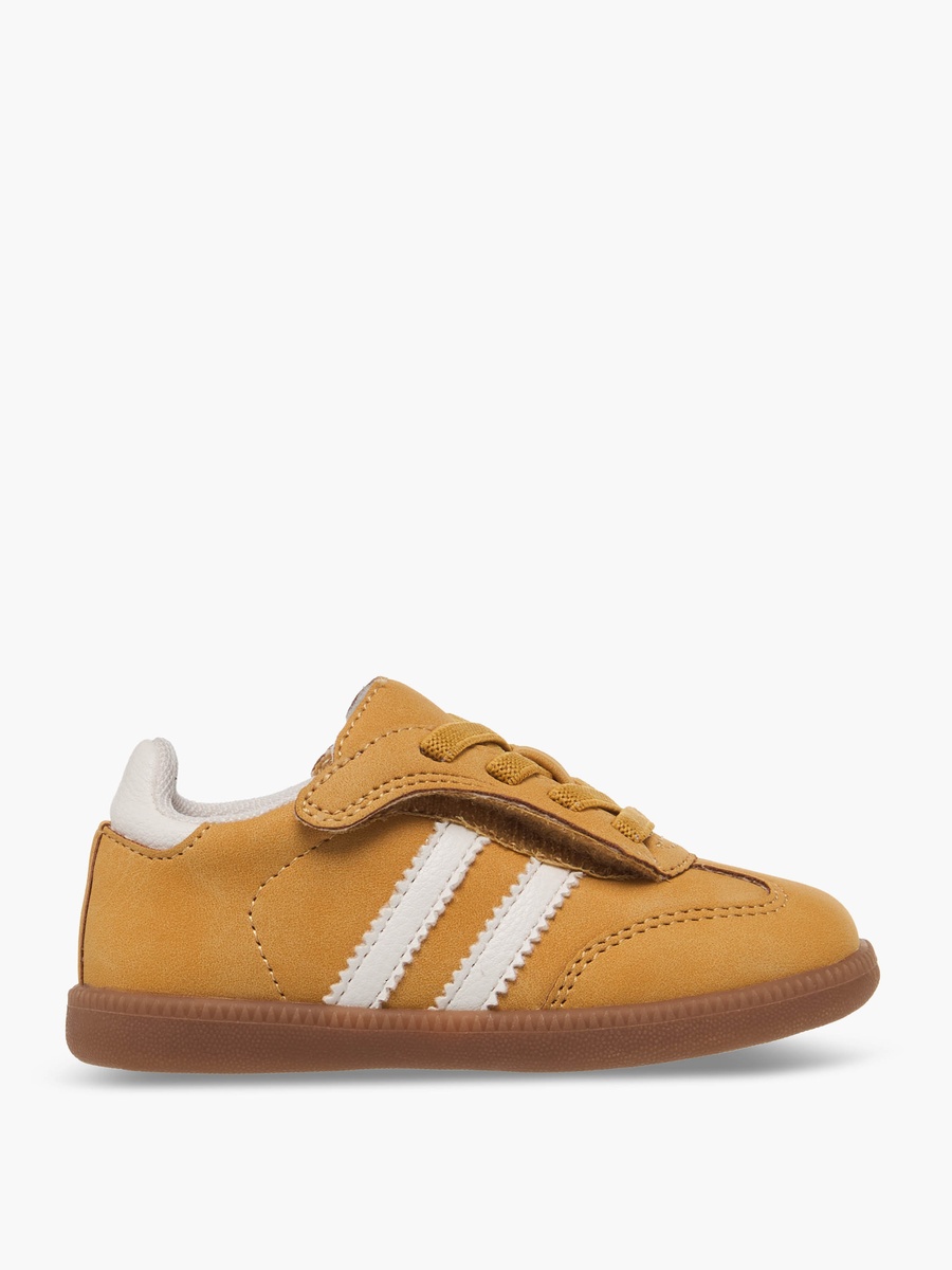 Panelled Hook and loop Sneakers