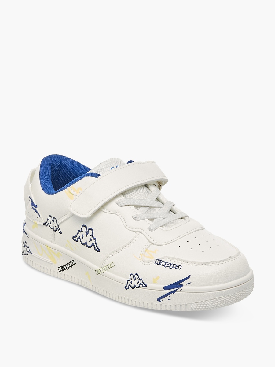 Logo Print Hook and Loop Sneakers