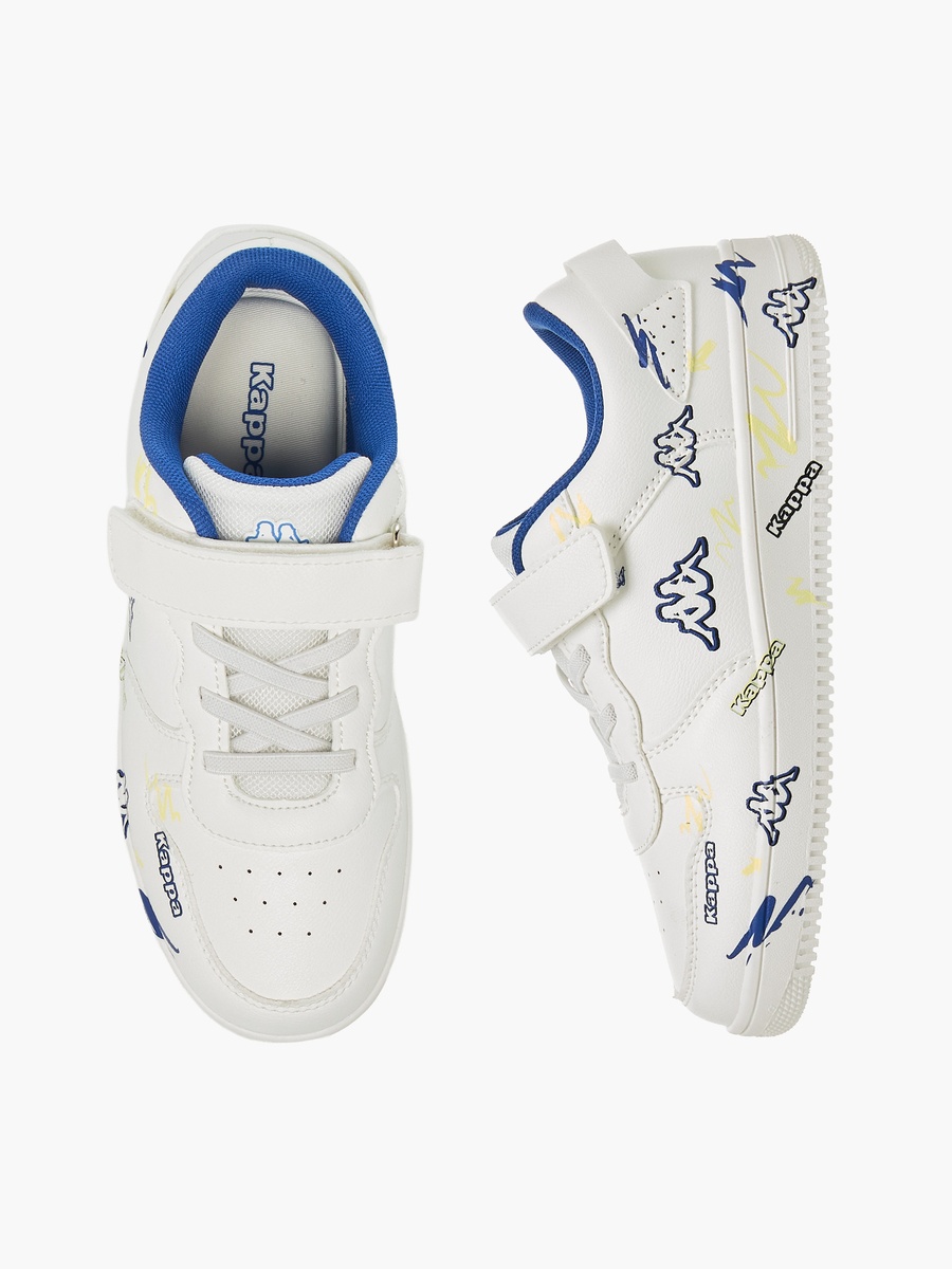 Logo Print Hook and Loop Sneakers