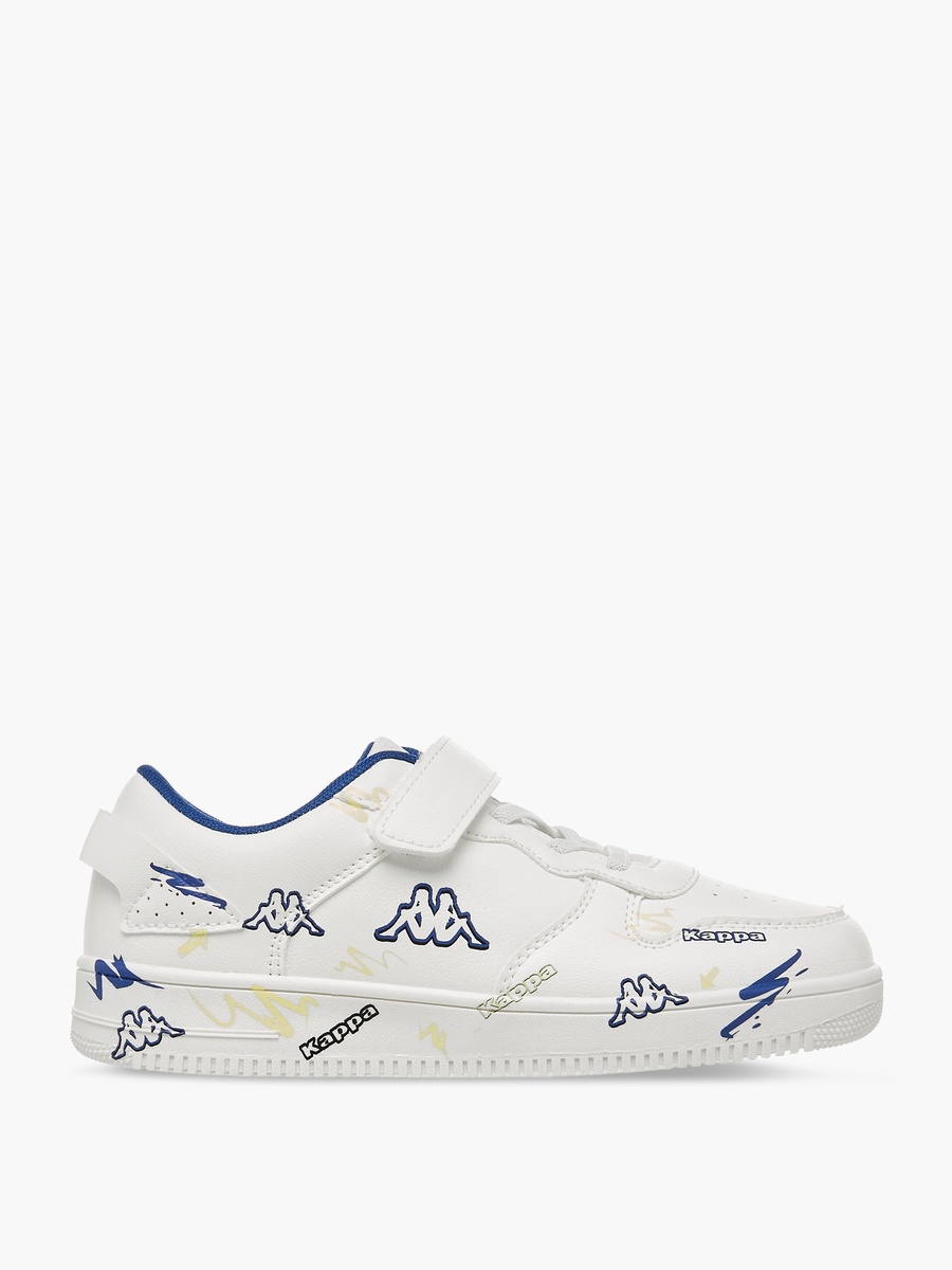 Logo Print Hook and Loop Sneakers