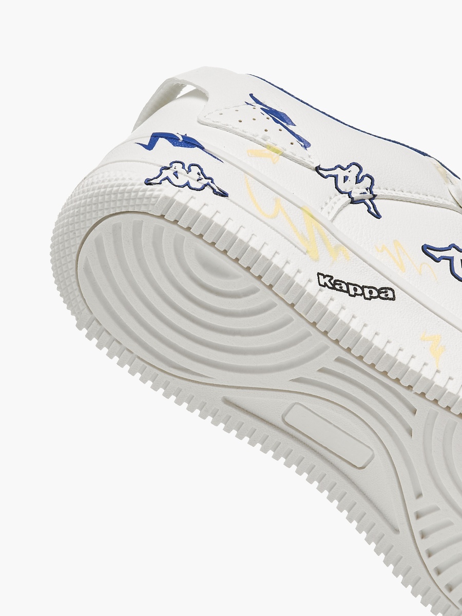Logo Print Hook and Loop Sneakers