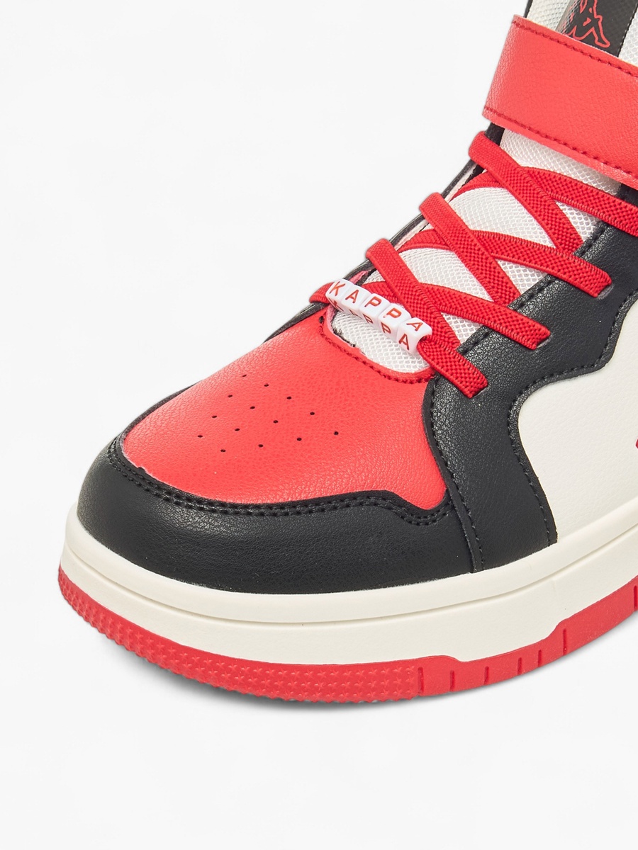Colourblock Hook and Loop High Top Sneakers