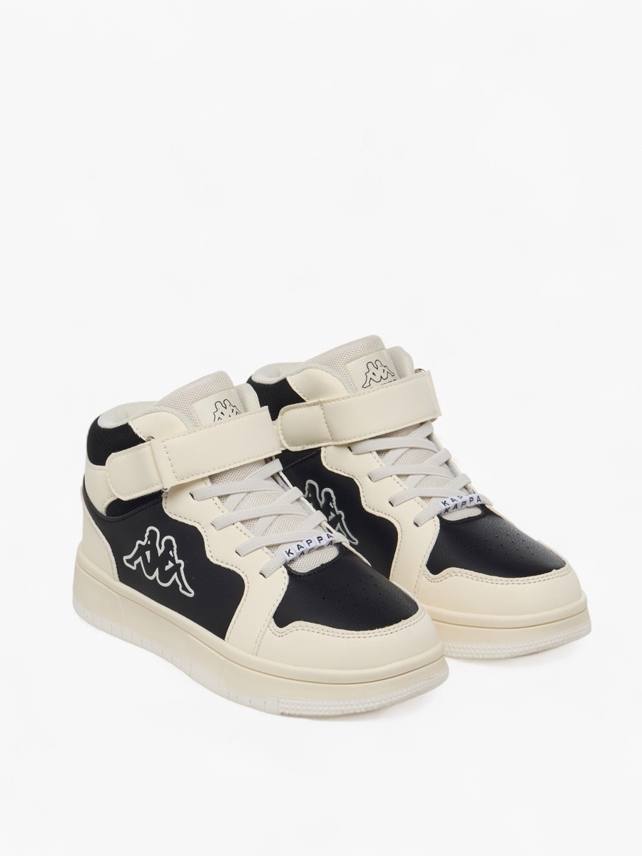 Colourblock Hook and Loop High Top Sneakers