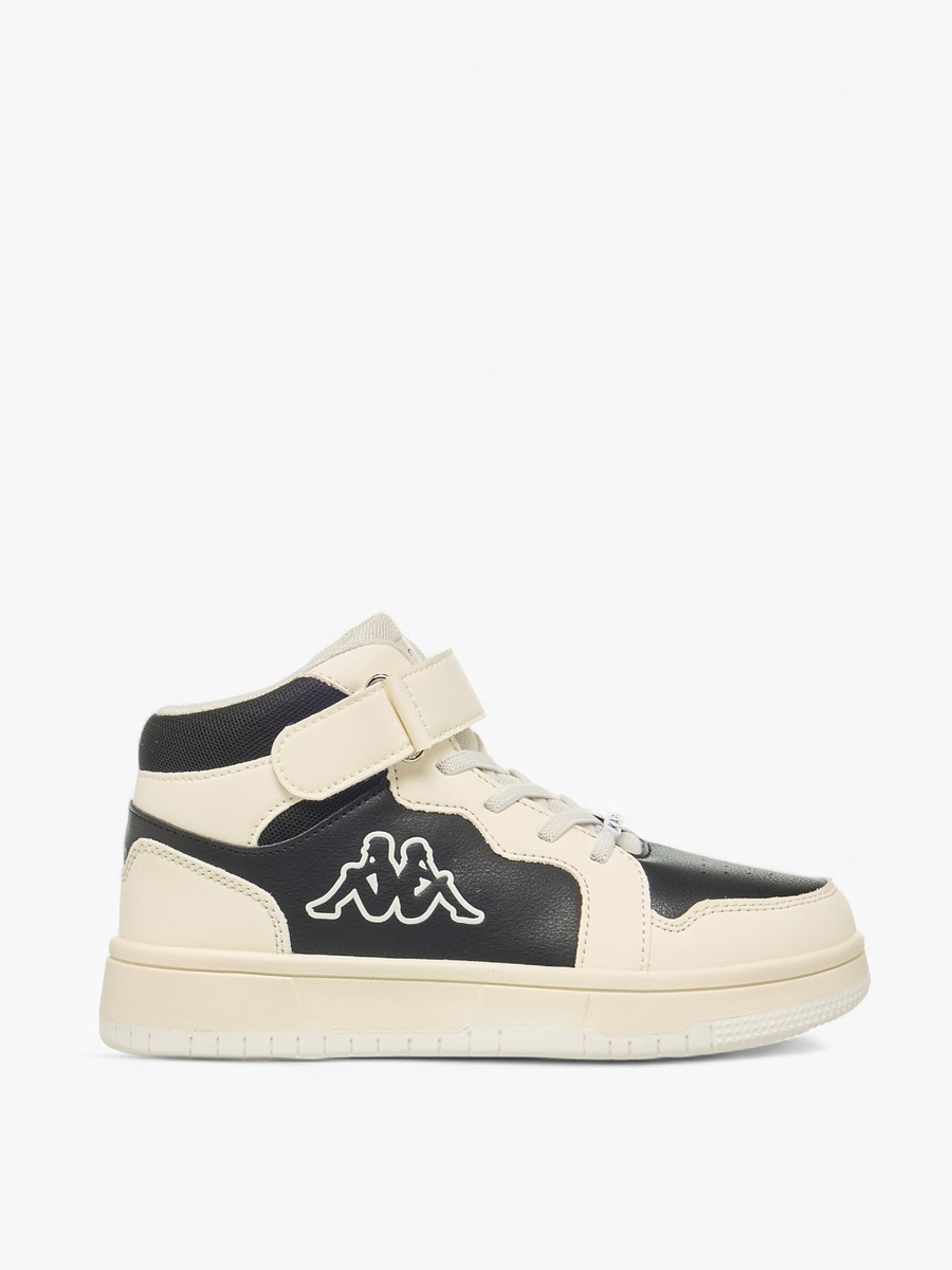 Colourblock Hook and Loop High Top Sneakers