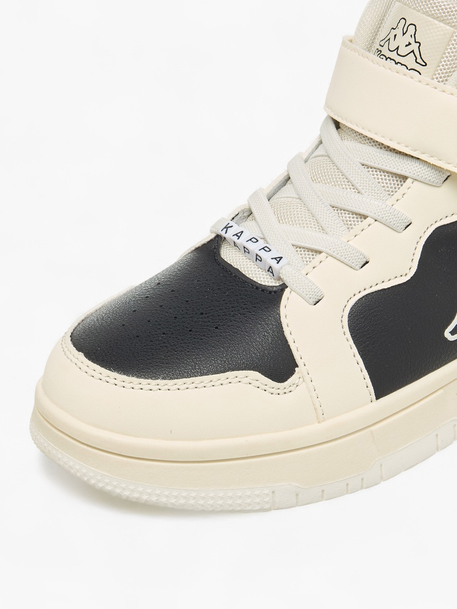 Colourblock Hook and Loop High Top Sneakers