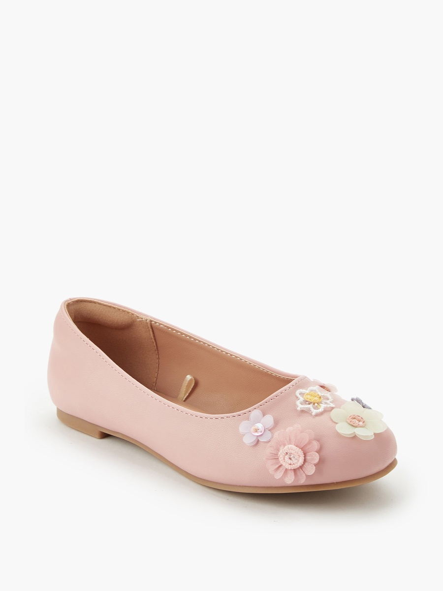 Floral Accent Ballerina Shoes