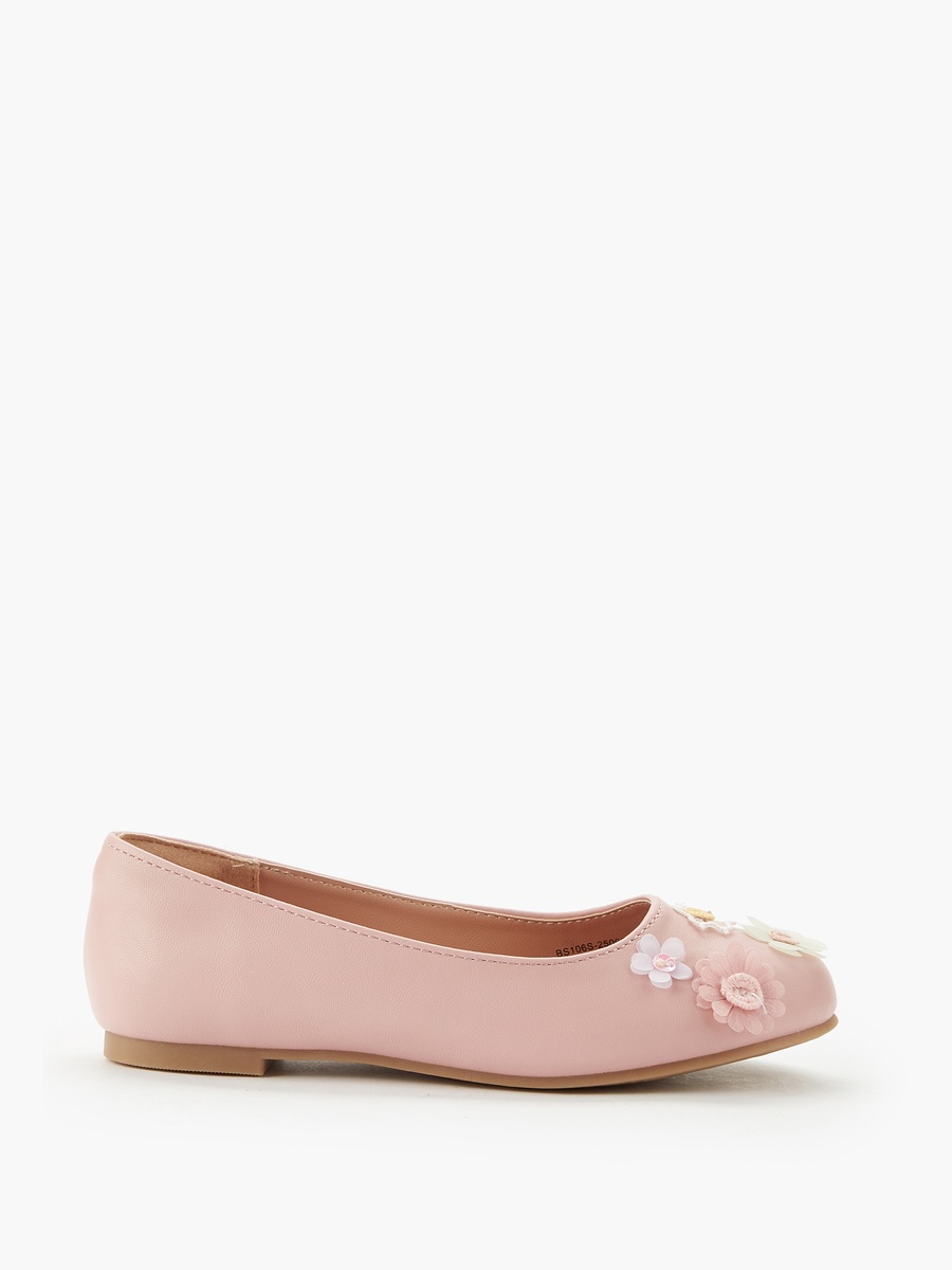 Floral Accent Ballerina Shoes