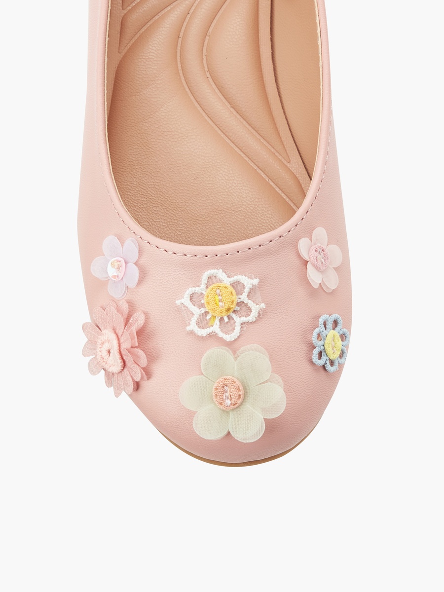 Floral Accent Ballerina Shoes
