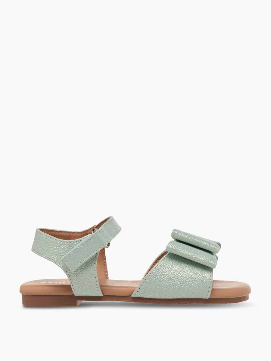 Bow Applique Hook and Loop Sandals