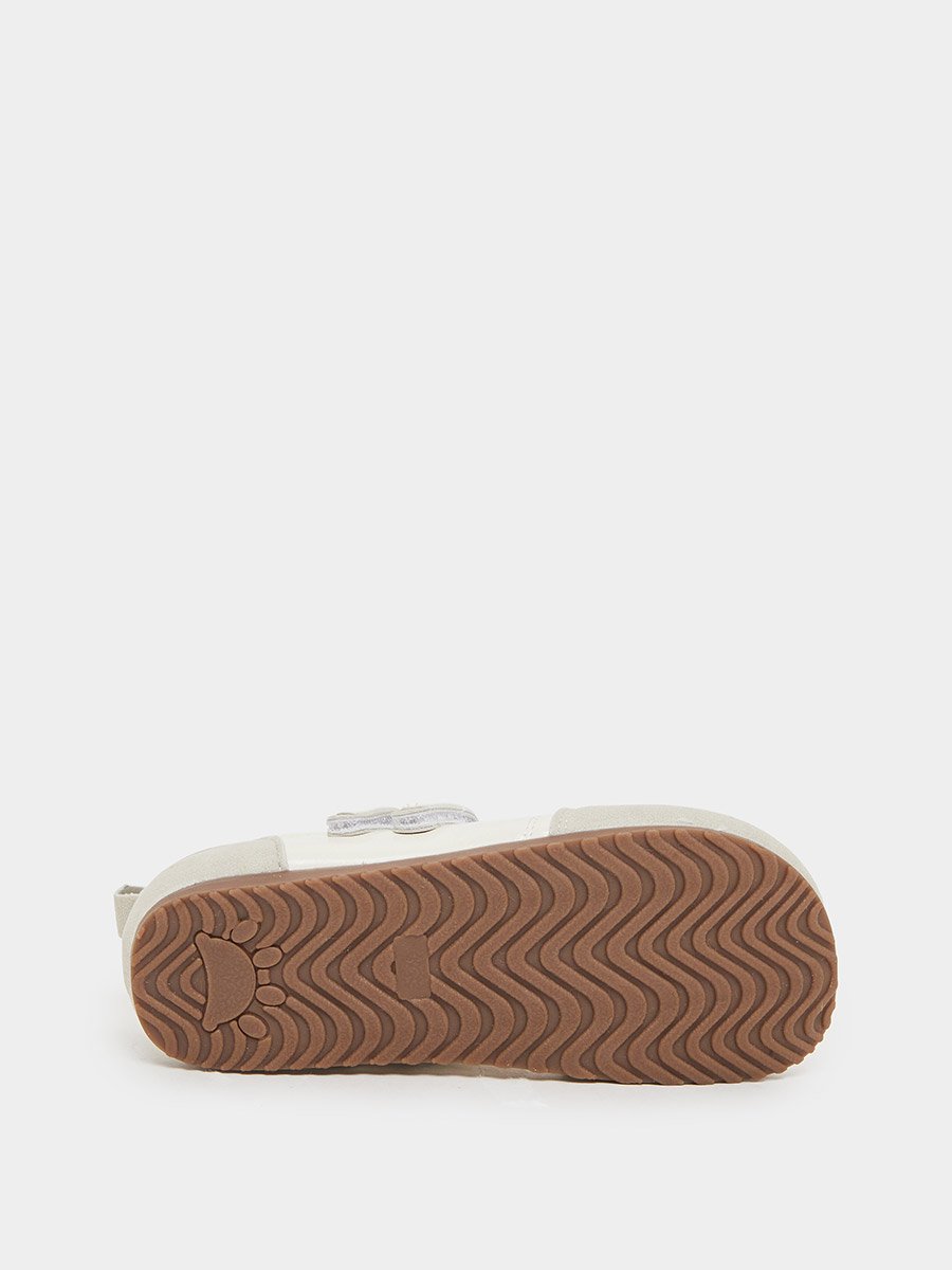 Girls White Flat Ballerinas
