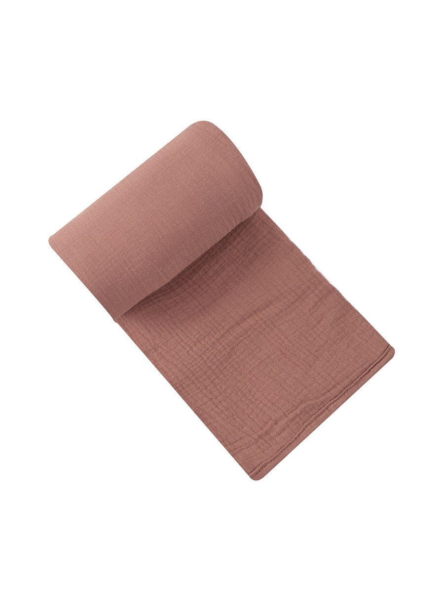 Organic Cotton Double Sided Muslin Blanket 120 x 120 cm 