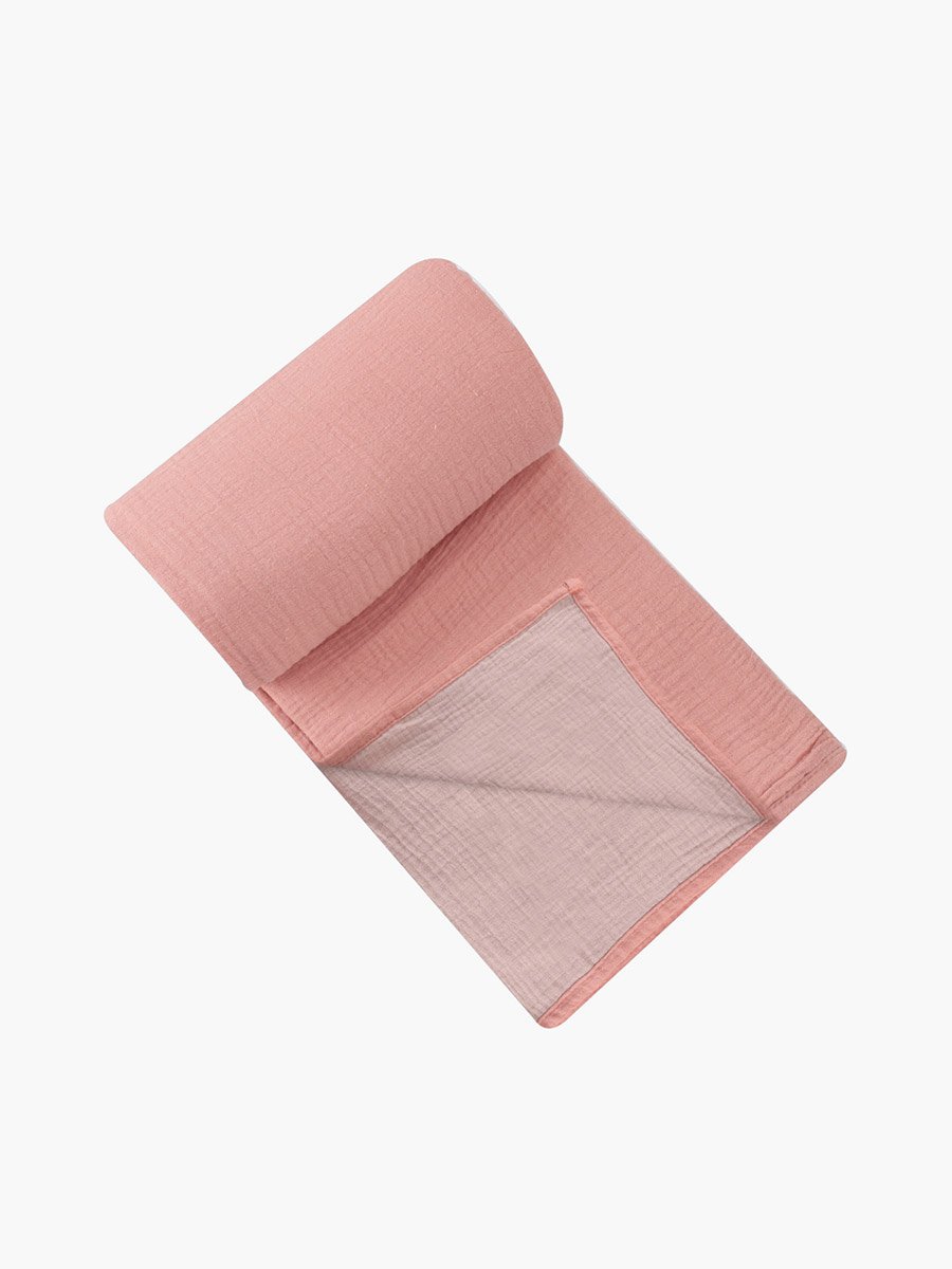Organic Cotton Double Sided Muslin Blanket 120 x 120 Cm