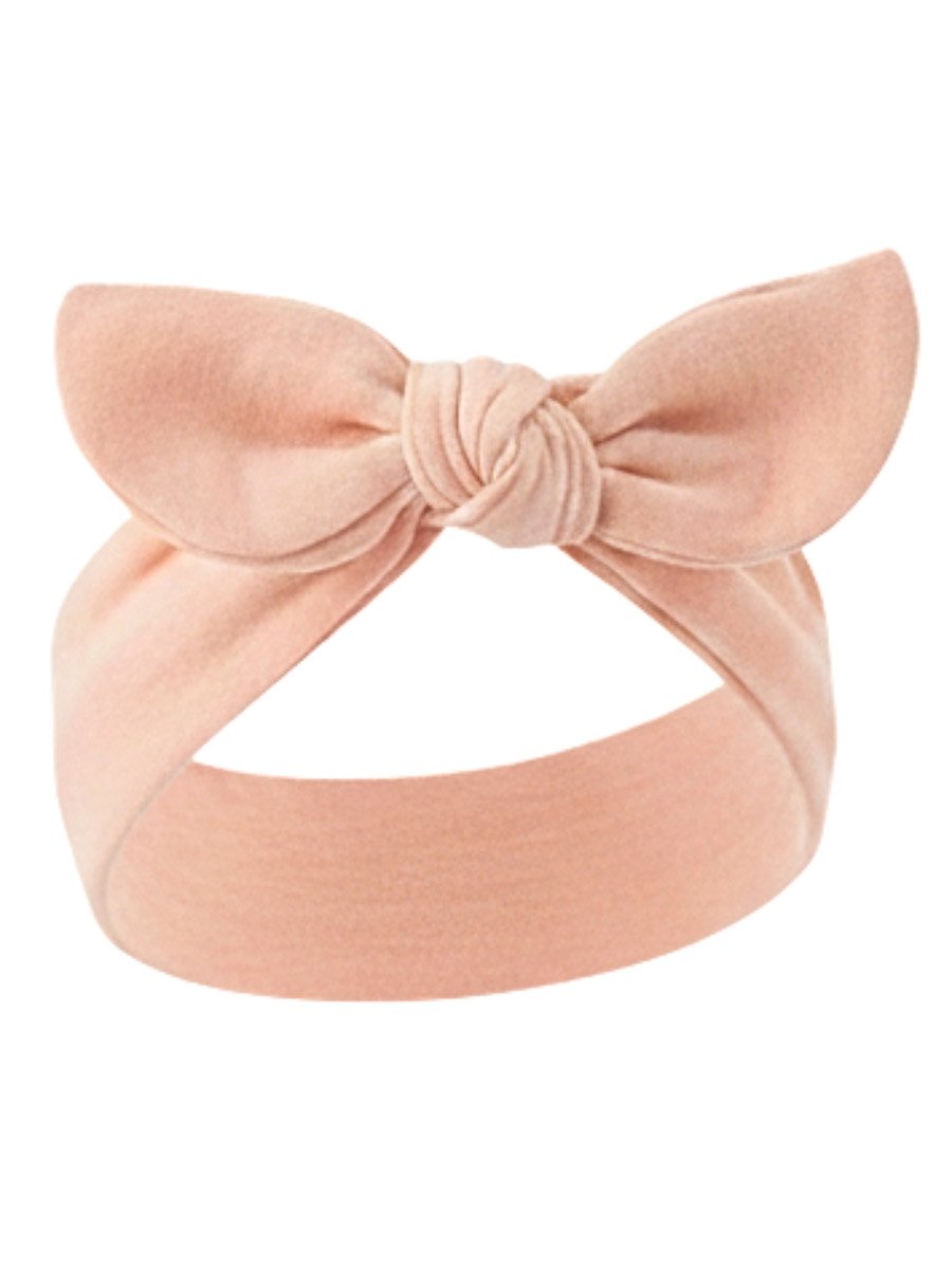 Pack of 5 - Bow Cotton Headbands  0-6 Months