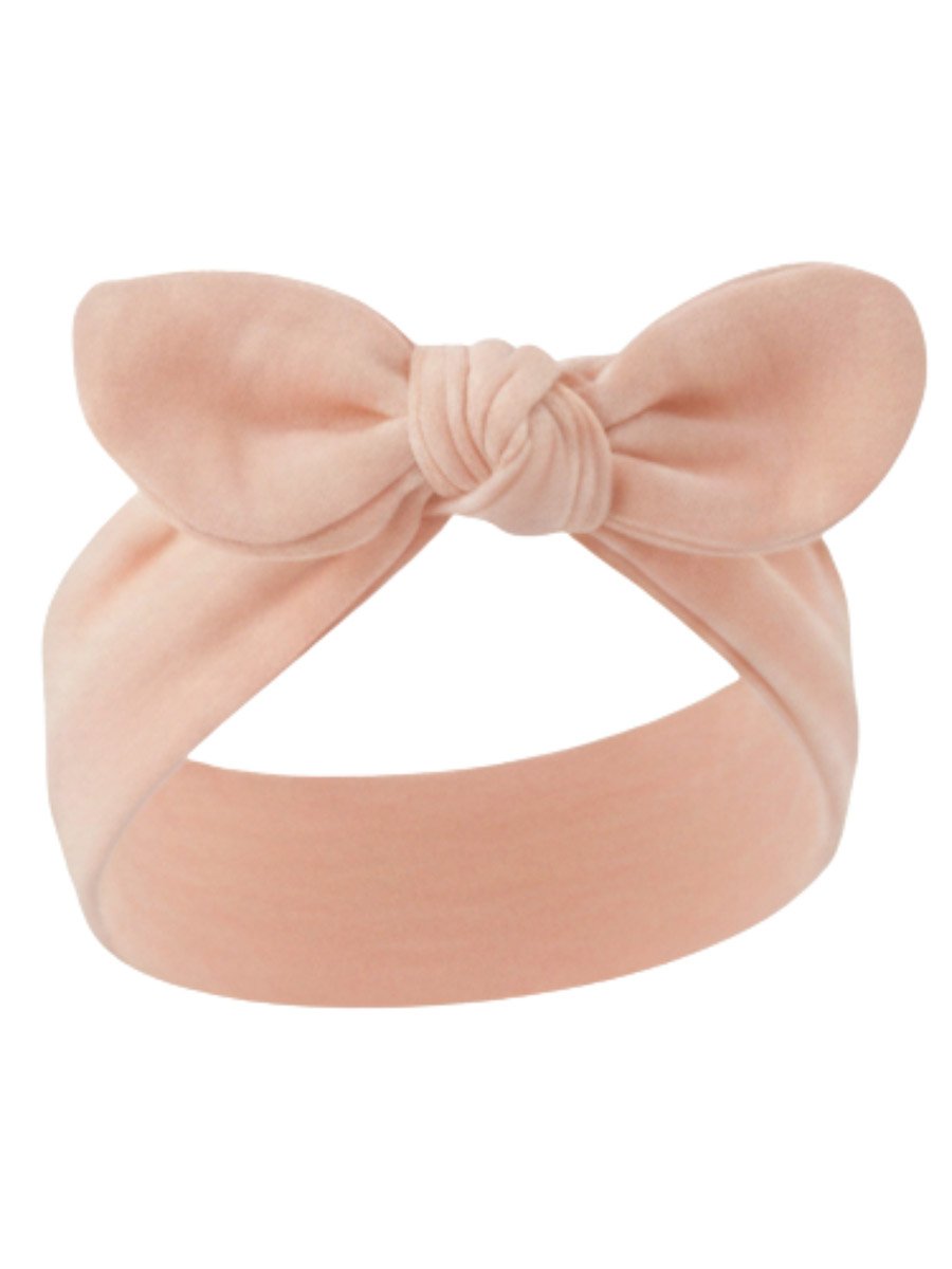 Pack of 5 - Bow Cotton Headbands  0-6 Months
