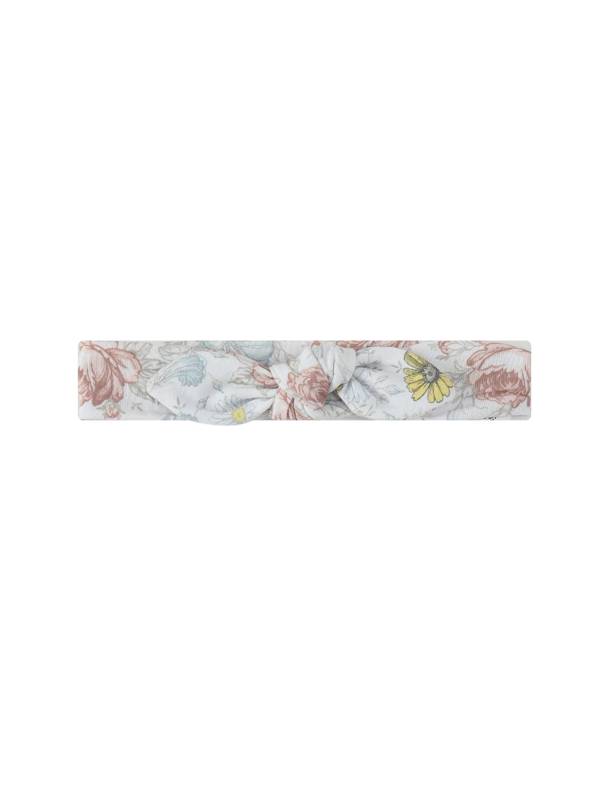 Pack of 5 - Bow Soft Cotton Headbands 0-6 Months