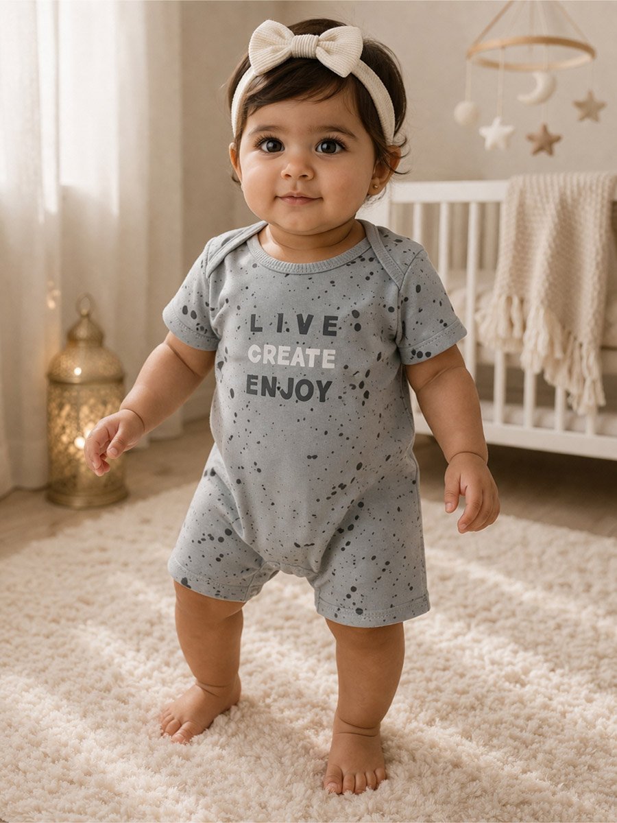 Pack of 2 - Tie Dye Print Short Romper