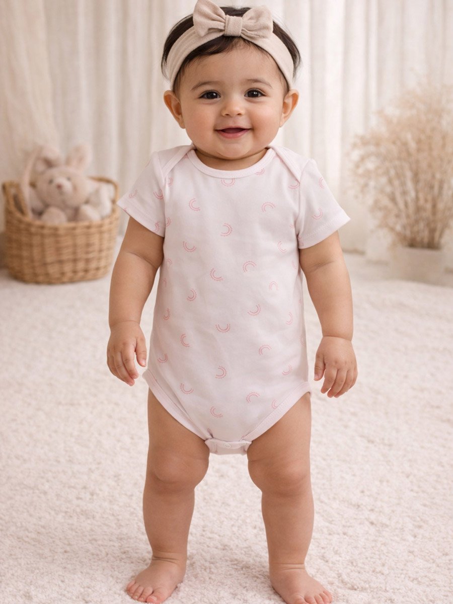 Pack of 2 - Soft Cotton Short Sleeve Bodysuit