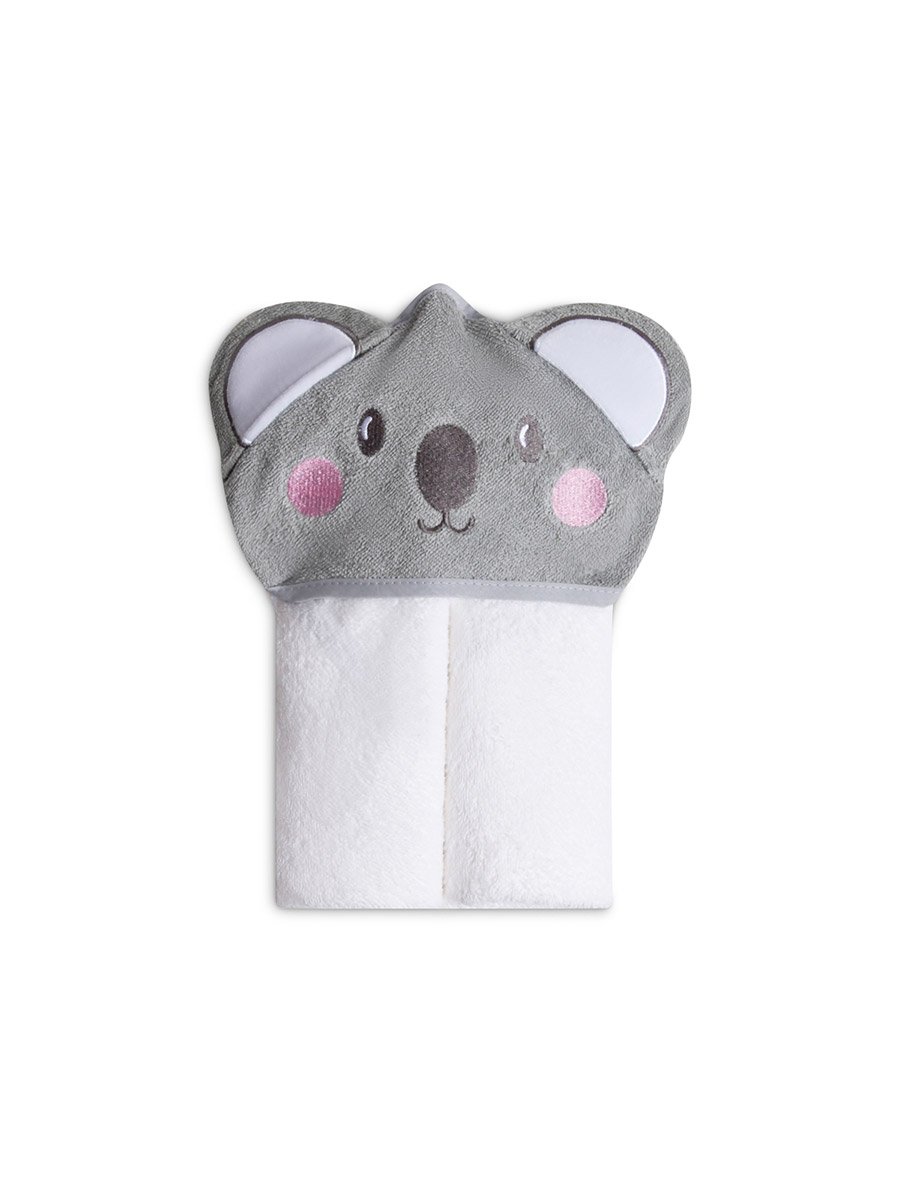 Kids 3D Organic Cotton Woven Hooded Towel