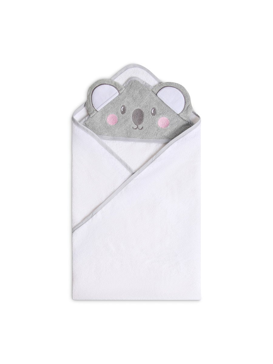 Kids 3D Organic Cotton Woven Hooded Towel