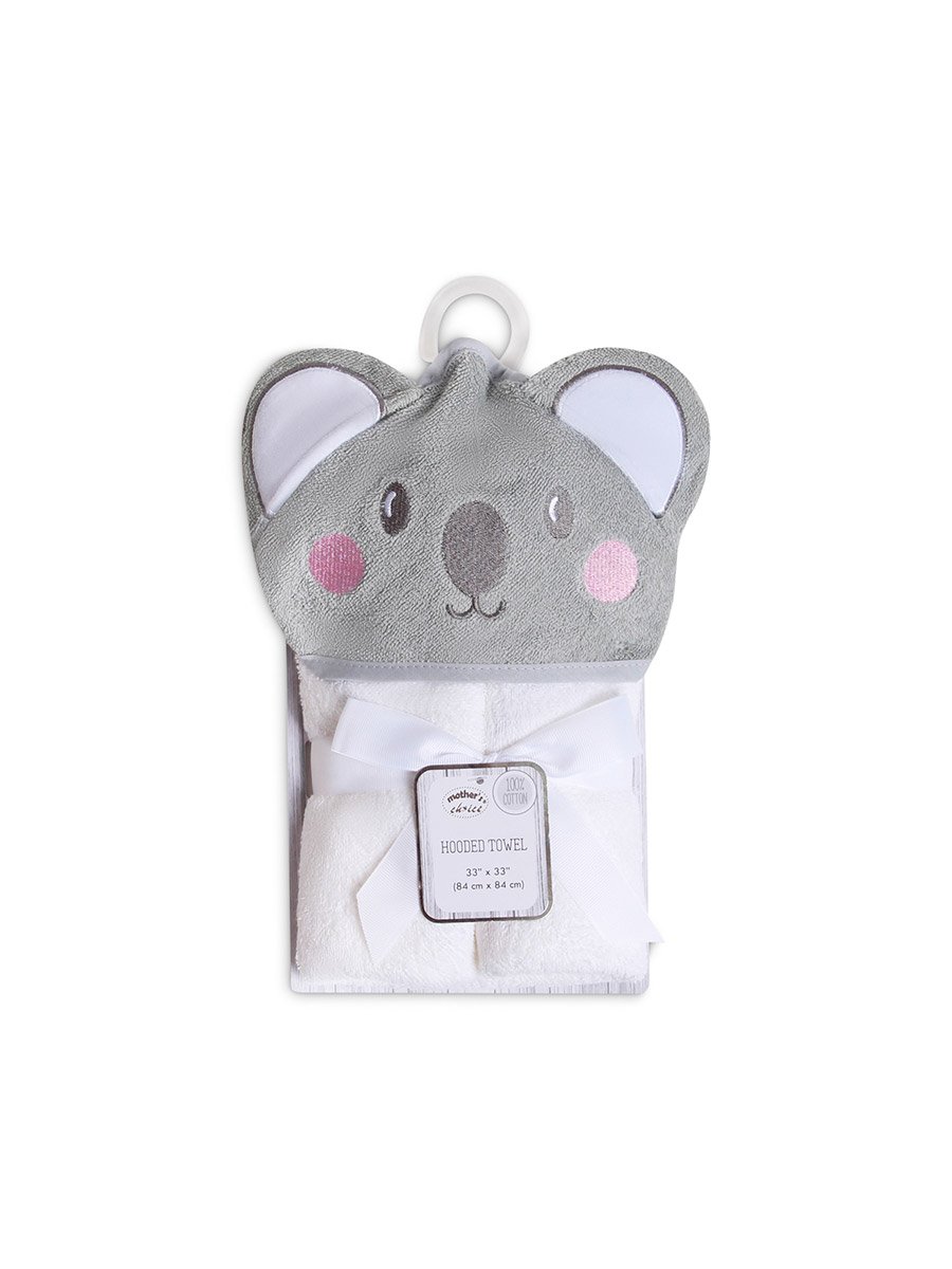 Kids 3D Organic Cotton Woven Hooded Towel