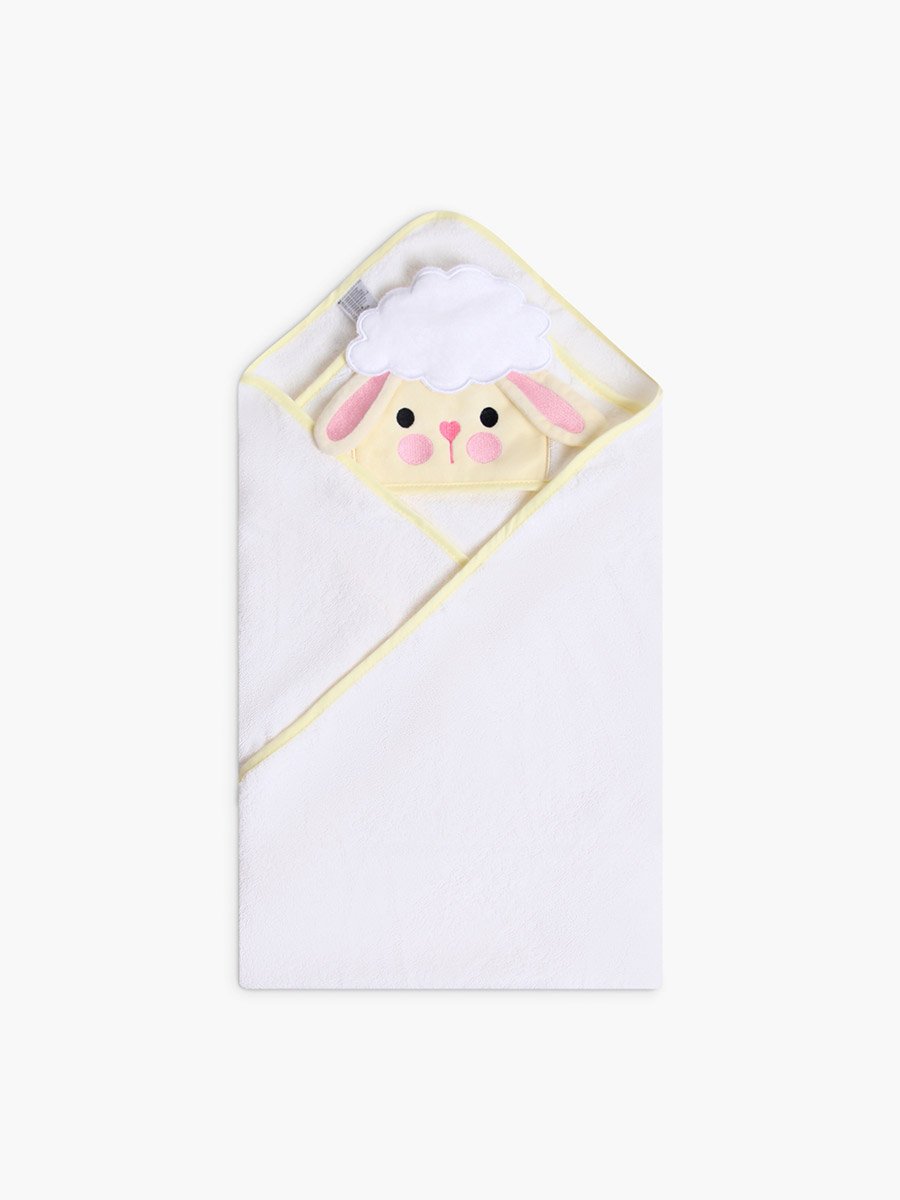 Kids 3D Organic Cotton Woven Hooded Towel