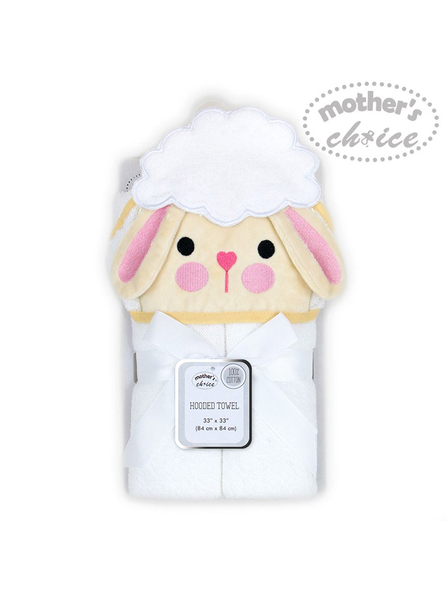 Kids 3D Organic Cotton Woven Hooded Towel