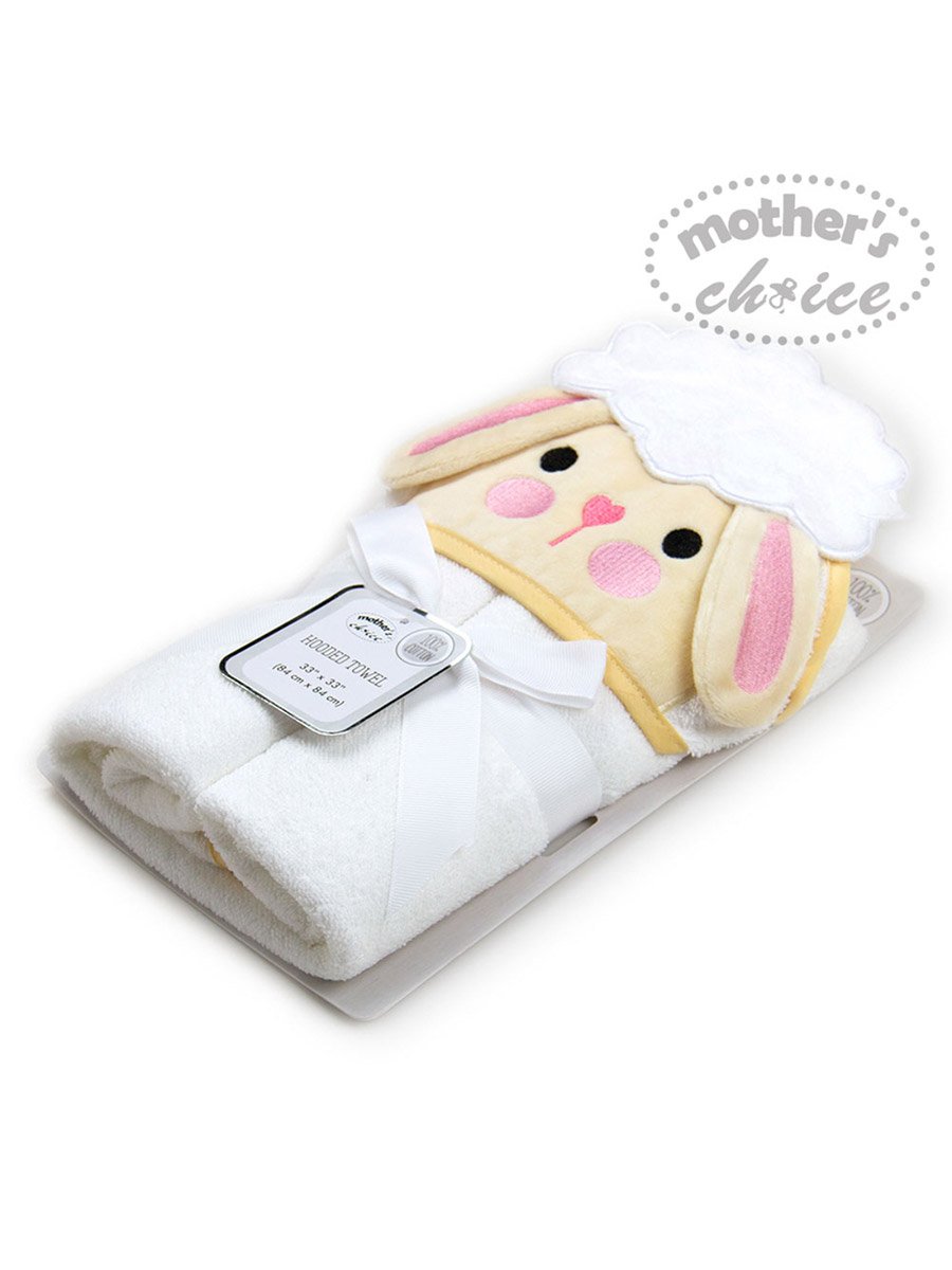 Kids 3D Organic Cotton Woven Hooded Towel