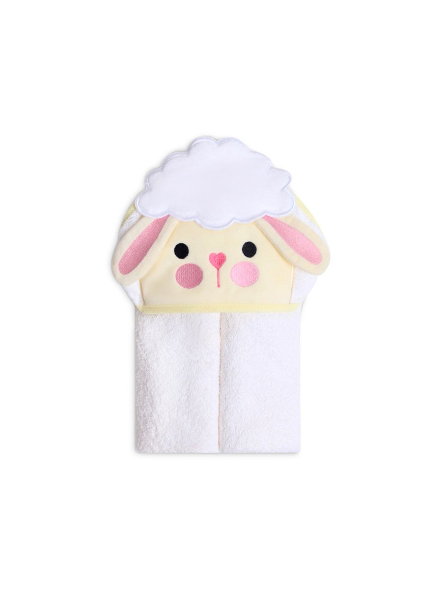 Kids 3D Organic Cotton Woven Hooded Towel