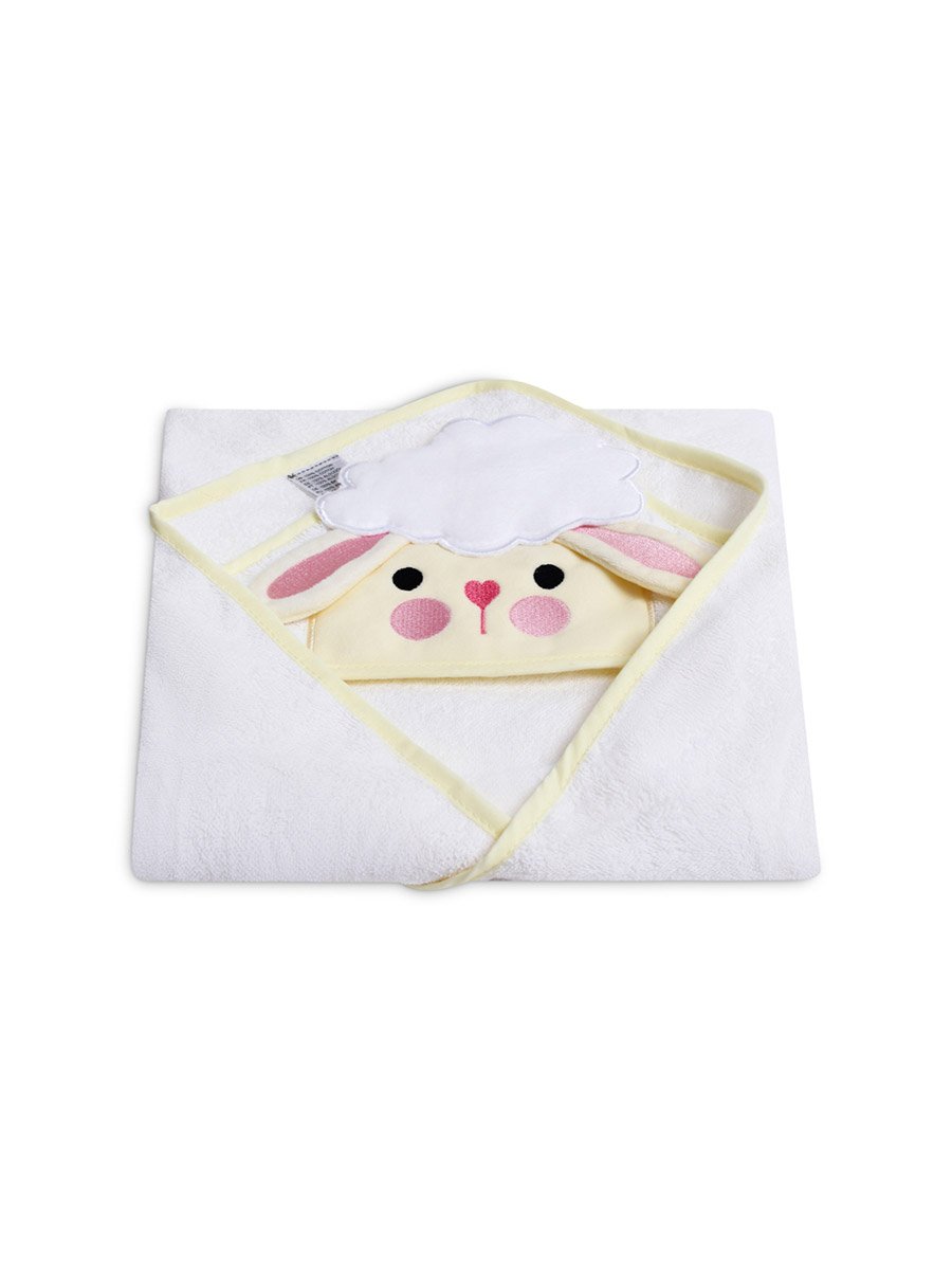 Kids 3D Organic Cotton Woven Hooded Towel