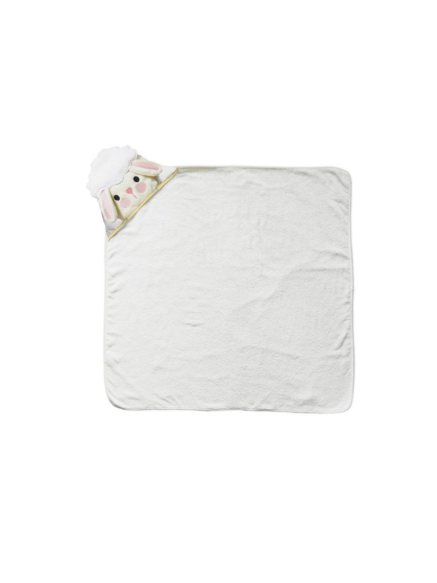 Kids 3D Organic Cotton Woven Hooded Towel