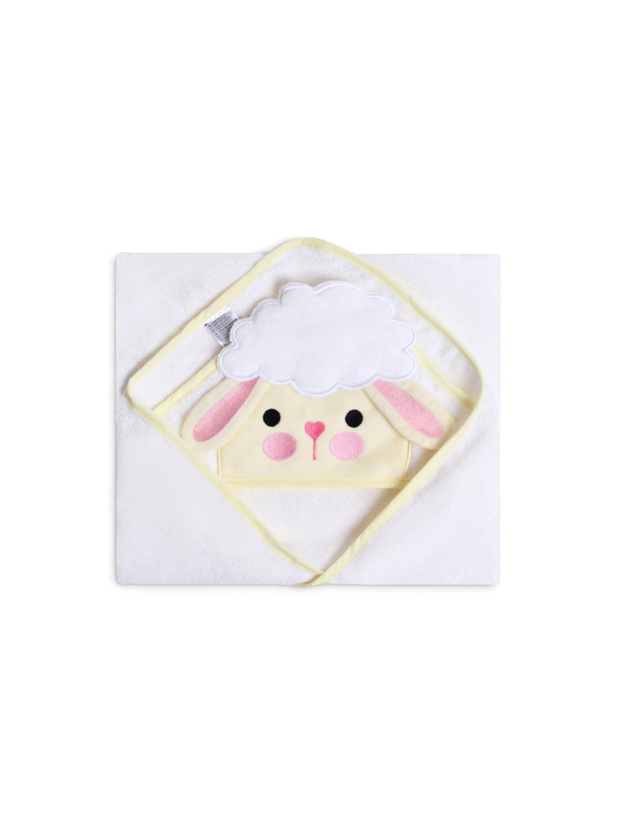 Kids 3D Organic Cotton Woven Hooded Towel