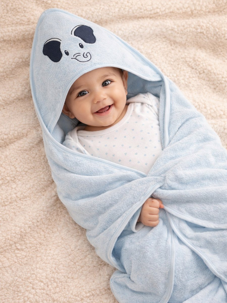 Pack of 6 - Hooded Towel and Face Cloth