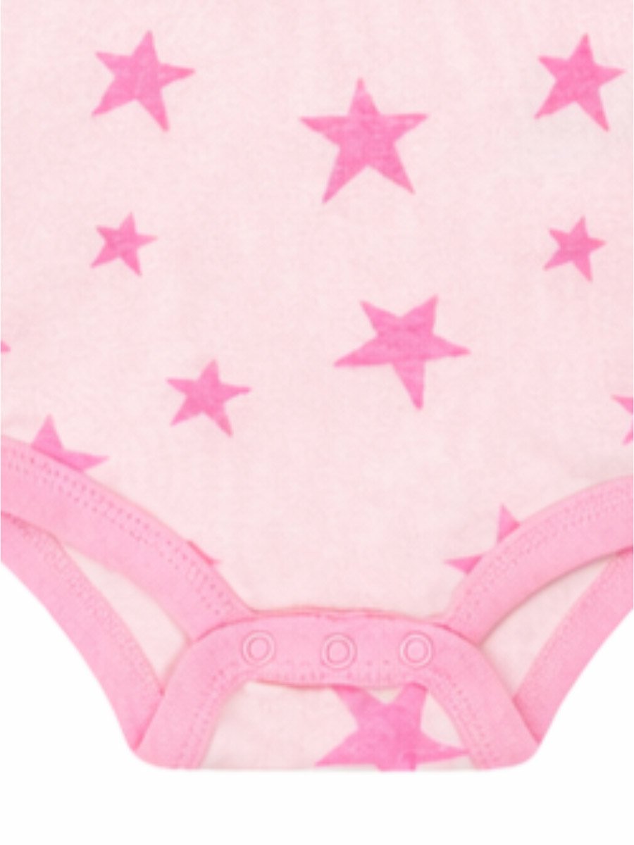 Pack of 3 -Starburst Frill Sleeve Bodysuit
