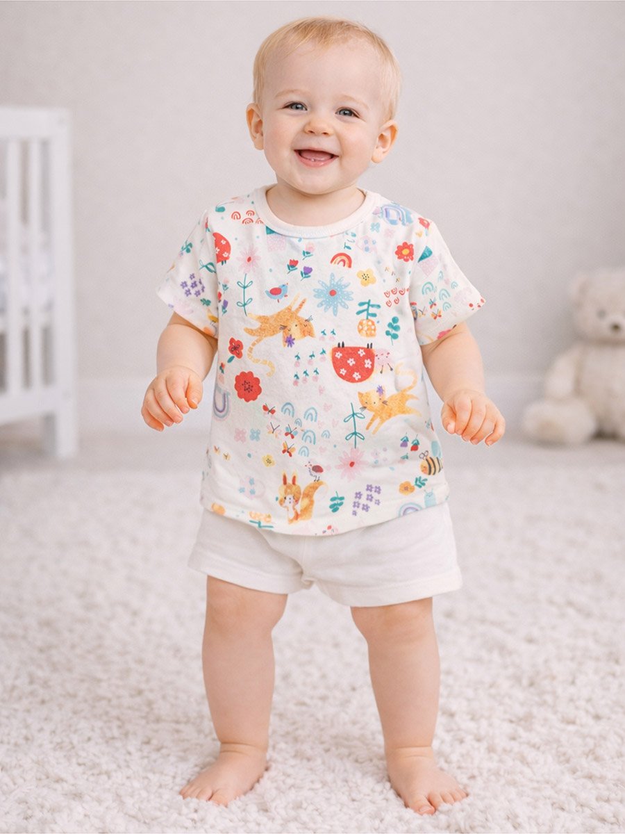 Pack of 3 - Girls Bunny Print T-Shirt