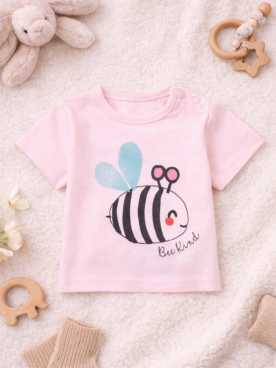 Pack of 3 - Girls Bunny Print T-Shirt