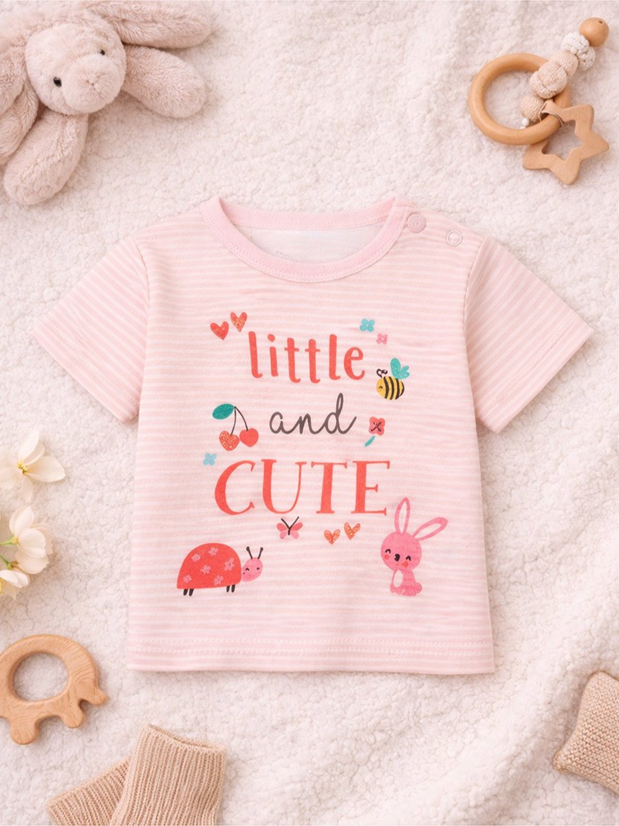 Pack of 3 - Girls Bunny Print T-Shirt
