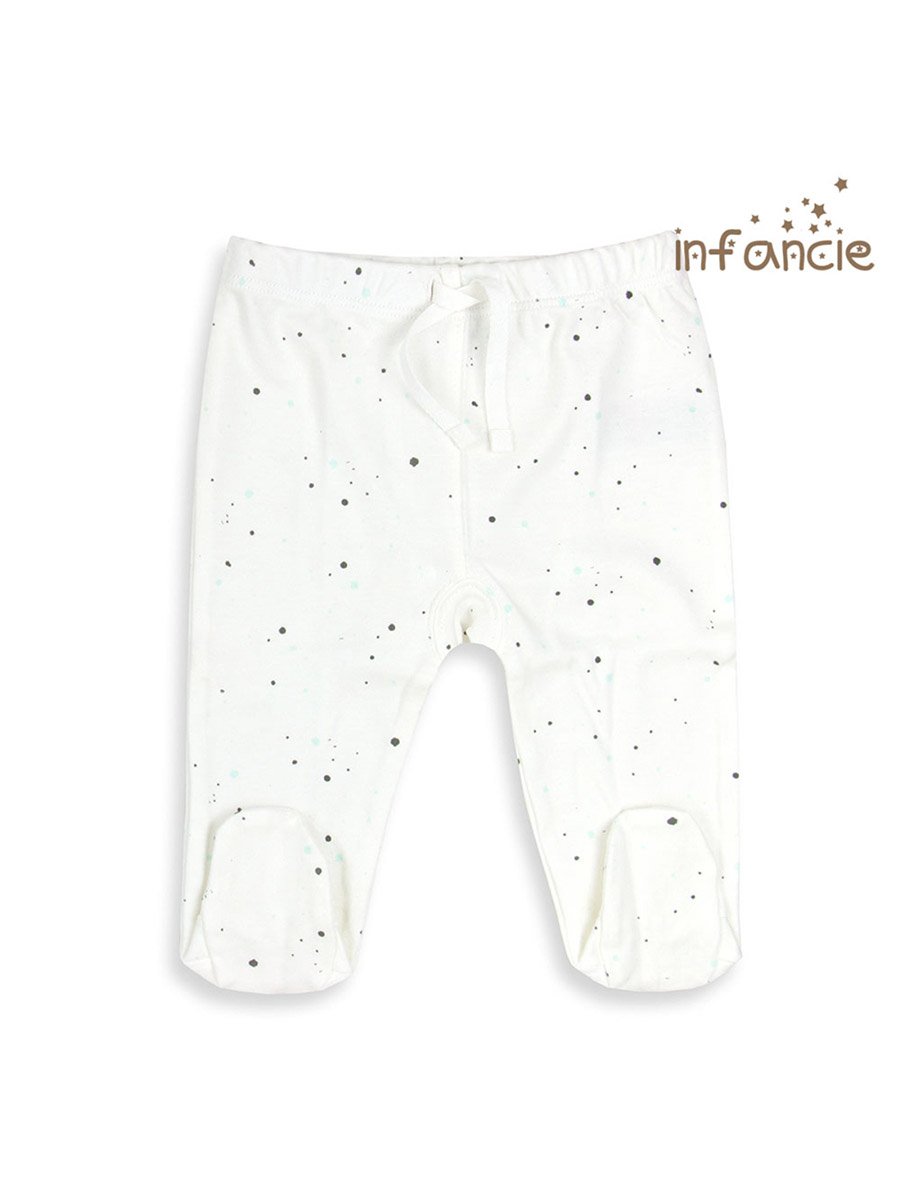 Pack of 2- Baby Premium Cotton Footed Pants