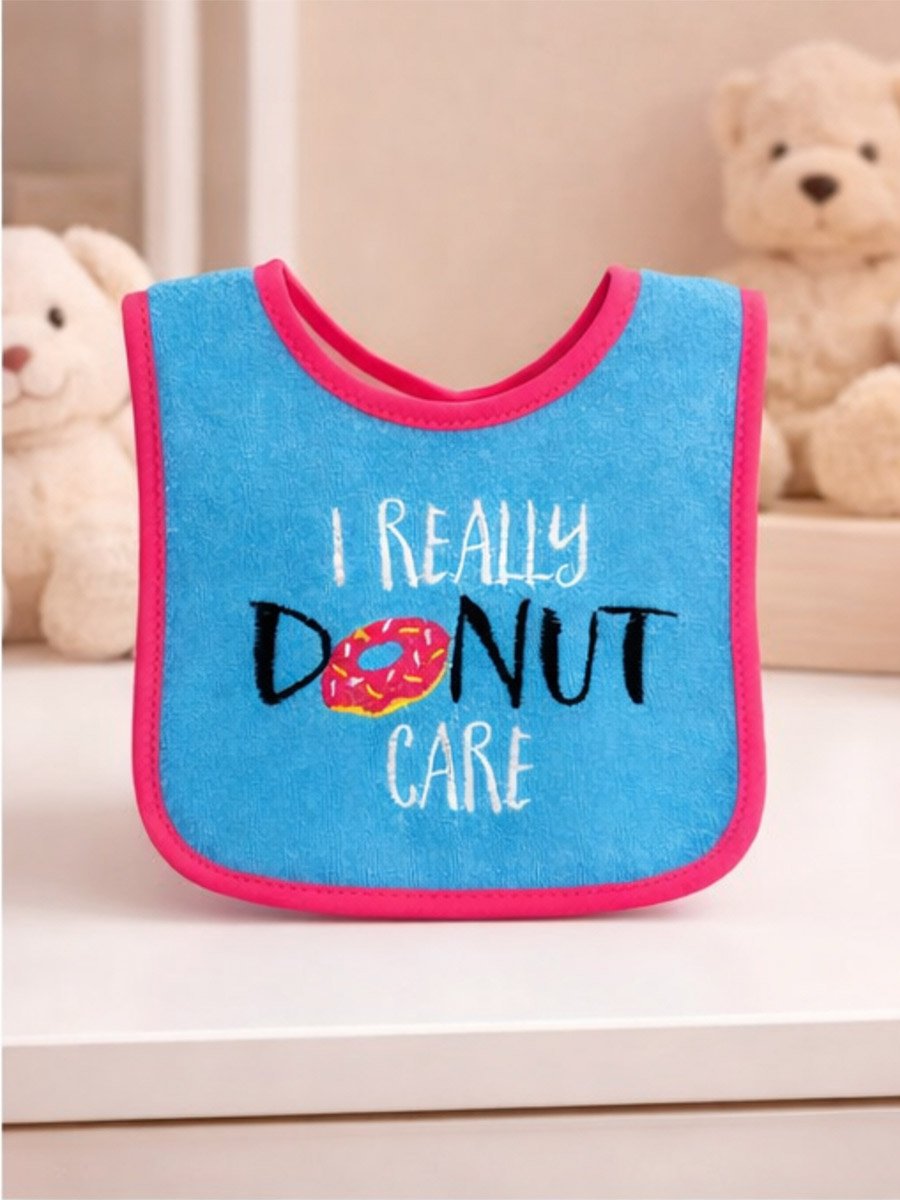 Pack of 4 - Dribble Proof Bib with Embroidery